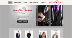 Desktop Screenshot of oakwood-tailors.co.uk